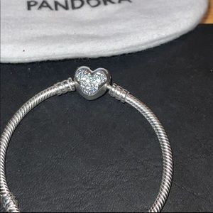 Disney Mickey Mouse Heart Clasp Bracelet